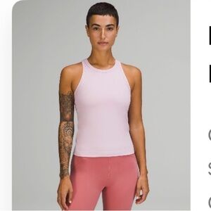 Lululemon Align Tank Top in pink peony colour